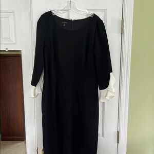 Elegant Talbot’s Black and White Dress. Sz-10. Worn once